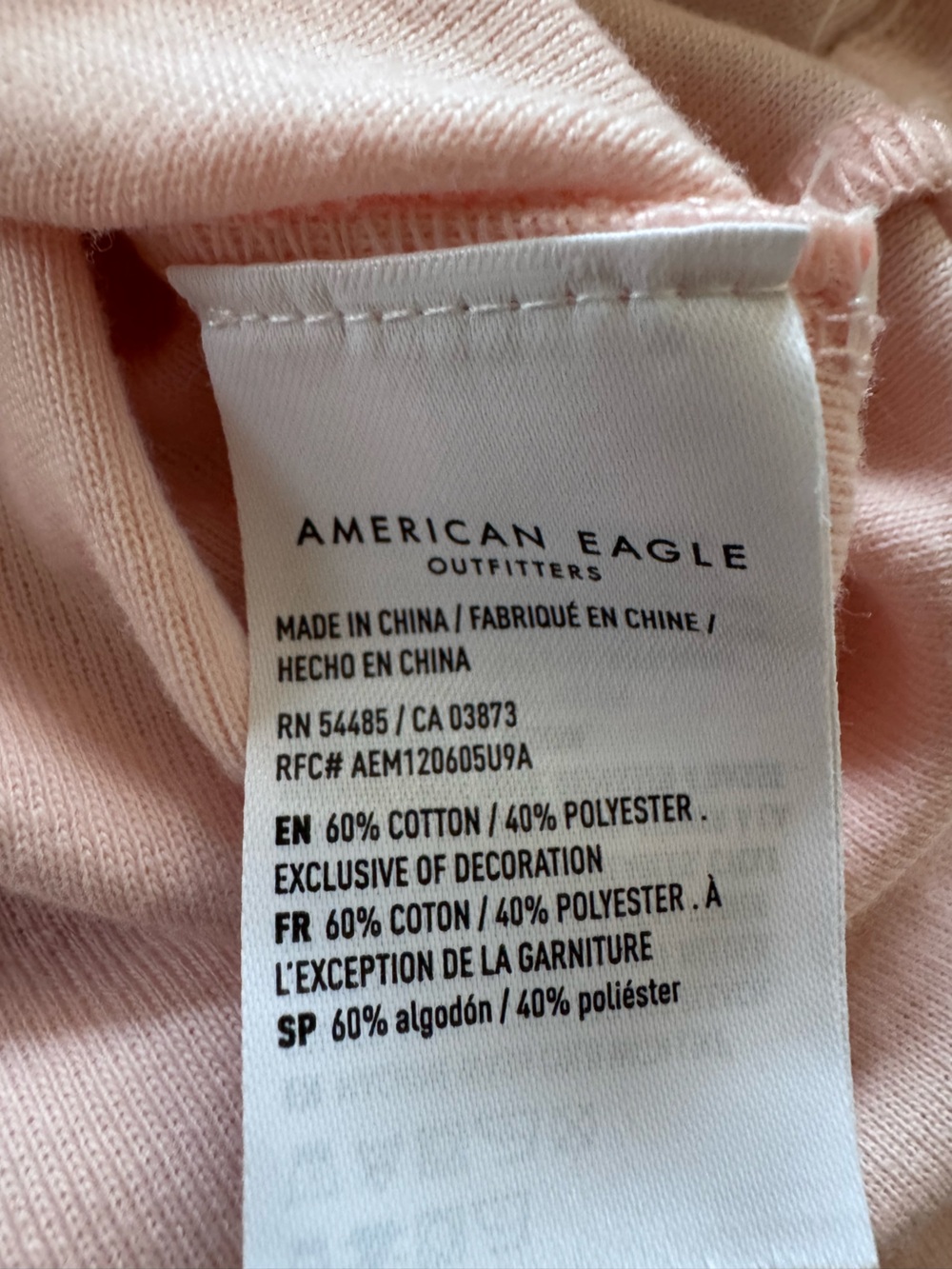 Women’s American Eagle Pink Polo Top with Logo - Picture 2 of 10